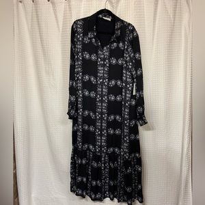 Hyacinth House Miller Navy Shirtdress